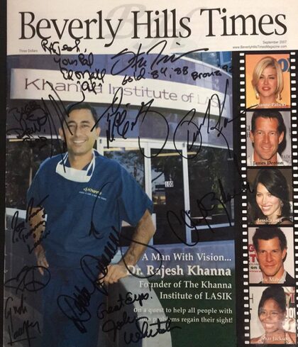 Beverly Hills Times cover, September 2007, featuring Dr. Rajesh Khanna