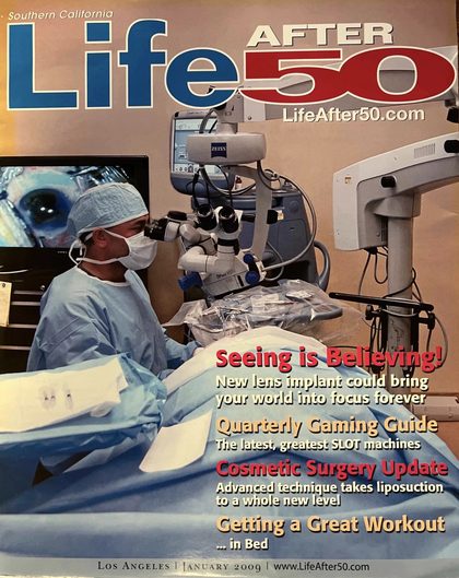 Life After 50 magazine cover, Los Angeles, January 2009, featuring Dr. Rajesh Khanna